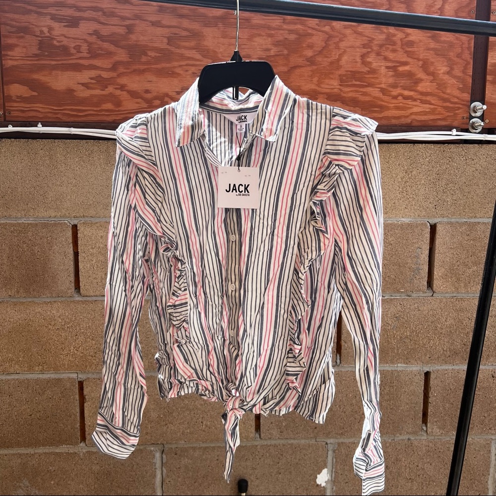 Jack by BB Dakota pin stripe button up shirt